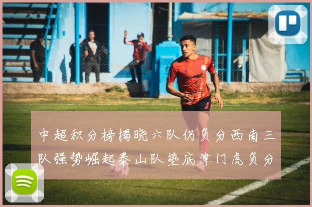 中超积分榜揭晓六队仍负分西南三队强势崛起泰山队垫底津门虎负分严重